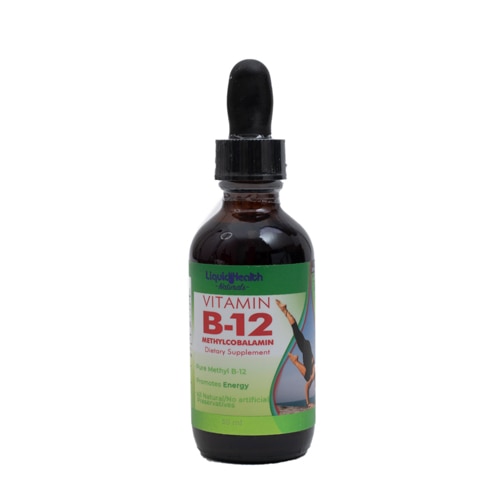 Жидкий витамин B-12, метилкобаламин для здоровья — 59 мл Liquid Health