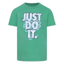 Мальчики 4–7 лет Nike «Just Do It». футболка с волнами Nike