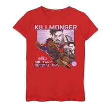 Футболка с рисунком Marvel What If Killmonger Special Ops для девочек 7–16 лет Marvel