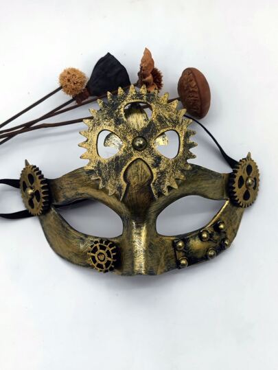 Карнавальная маска для глаз с шестерней SHEIN