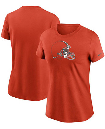 Женская оранжевая футболка Cleveland Browns Logo Essential Nike