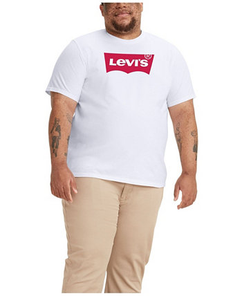Мужская хлопковая футболка с графикой Levi's® большого размера Levi's®