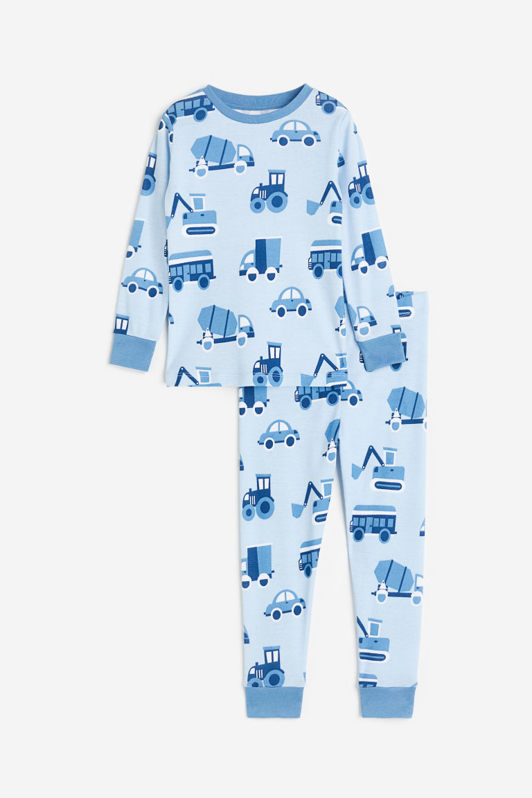 Плотно прилегающая пижама из джерси H&M