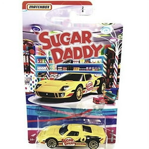 Matchbox Limited Candy Series Yellow Sugar Daddy Ford GT-40 1/64 S Scale Car Diecast Matchbox