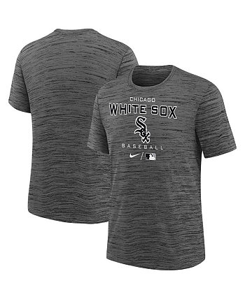 Футболка Big Boys Charcoal Chicago White Sox Authentic Collection Practice Velocity Space-Dye Performance Nike