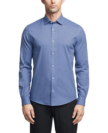 Мужская эластичная классическая рубашка приталенной длины без морщин для страйкбола Michael Kors