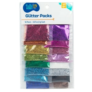 Hello Hobby Glitter Packs, 16-Pack Hello Hobby