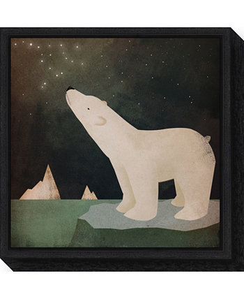 Созвездия Полярный медведь от Райана Фаулера Картина на холсте в раме Amanti Art