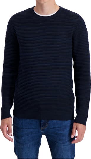 Структурированный трикотажный приталенный пуловер-свитер Lindbergh