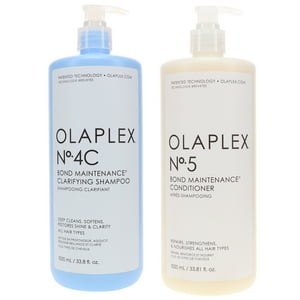 Olaplex No.4C Bond Maintenance Clarifying Shampoo & No. 5 Conditioner 33.8 oz Combo Pack Olaplex