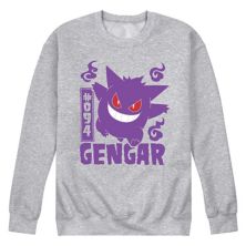 Men's Pokémon Gengar Fleece Sweatshirt Pokemon
