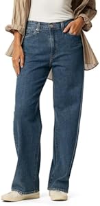 Levi Strauss Signature Gold Womens Heritage Original Wide Leg Jeans Levi Strauss Signature Gold