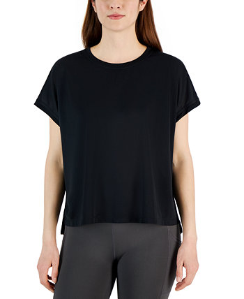 Women's Birdseye-Mesh Dolman-Sleeve Top, Created for Macy's ID Ideology