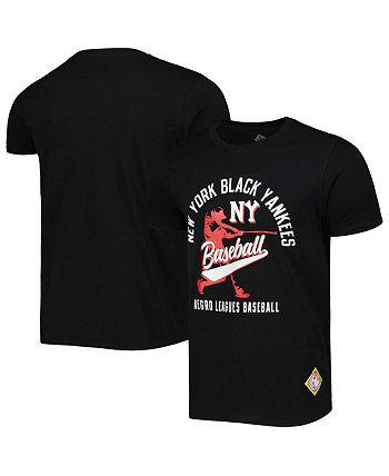Мужская черная черная футболка Yankees Soft Style Stitches