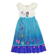 Дисней Encanto Mirabel Girls 4-8 &#34;Encanto Garden&#34; фантазийное платье ночная рубашка Licensed Character