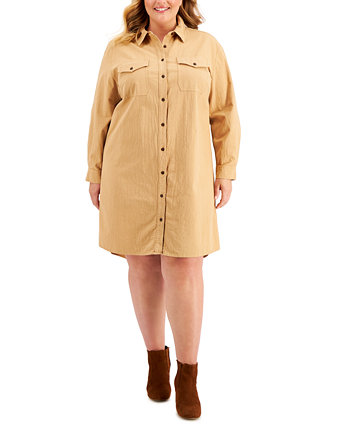 Платье-рубашка из хлопка, созданное для Macy's Style & Co