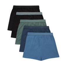 Boys 4-20 Hanes® 5-Pack Originals Ultimate SuperSoft Knit Boxer Underwear Set Hanes