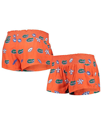 Женские оранжевые пляжные шорты Florida Gators Wes & Willy
