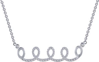 Колье из стерлингового серебра с имитацией бриллиантовой короны LaFonn