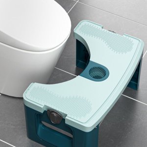 FTCBJJA Squatty Potty Toilet Stool Foldable Step Stool Portable Collapsible Toilet Poop Foot Stool ,7In FTCBJJA