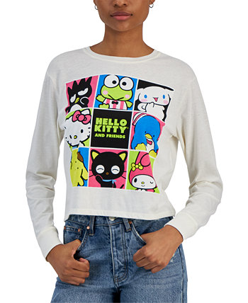 Juniors' Hello Kitty & Friends Graphic Long-Sleeve T-Shirt Love Tribe