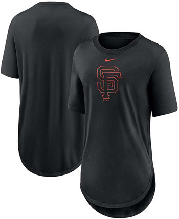 Черная женская футболка из трех смесовых материалов San Francisco Giants Mascot Outline Weekend Nike