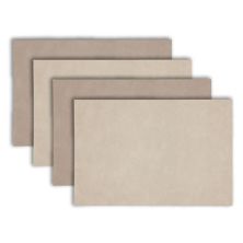 Dainty Home Florence Vegan Leather Reversible Rectangular Placemat Set Of 4 Dainty Home