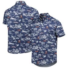 Мужская классическая рубашка на пуговицах Reyn Spooner Navy Virginia Cavaliers Reyn Spooner