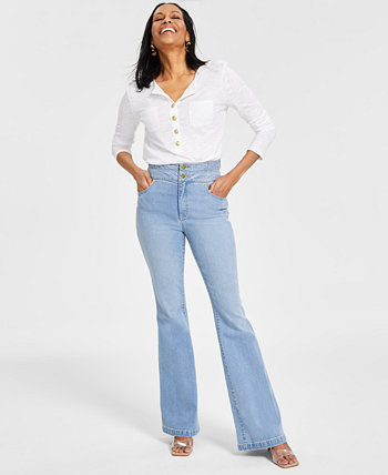 Женские джинсы-клеш с высокой посадкой, созданные для Macy's I.N.C. International Concepts