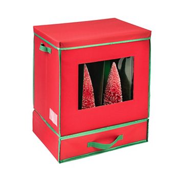 Honey-Can-Do Holiday Decorations Storage Box Honey-Can-Do