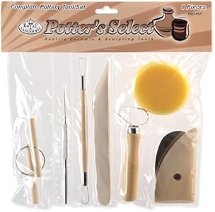 Royal & Langnickel RSET-POT1 Complete Pottery Tool Set (8 Piece) Royal & Langnickel