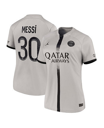 Women's Lionel Messi Black Paris Saint-Germain 2022/23 Away Breathe Stadium Replica Player Jersey Nike