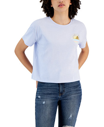 Детская футболка с круглым вырезом и короткими рукавами с пейзажным рисунком Grayson Threads, The Label