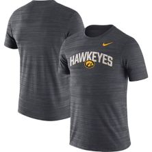 Мужская черная футболка Nike Iowa Hawkeyes 2022 Game Day Sideline Velocity Performance Nitro USA
