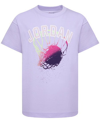 Big Girls Hoop Short Sleeve T-shirt Jordan