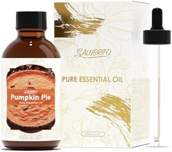 SALUBRITO Fall Essential Oil 4 Fl.Oz (120ml) - Autumn Wreaths Fragrance Oil, Strong Scented Autumn Scented Oil for Diffuser, Candle, Soap Making, Massage, Pine Needle Oil, Patchouli Oil Salubrito