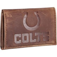 Кожаный кошелек Indianapolis Colts Team тройного сложения Unbranded