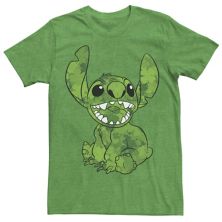 Мужская футболка Disney Lilo & Stitch Stitch Stitch Clover Fill Licensed Character