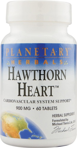 Planetary Herbals Hawthorn Heart™ — 900 мг — 60 таблеток Planetary Herbals