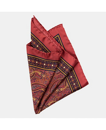 Garibaldi — большой шелковый нагрудный платок для мужчин — красный Elizabetta