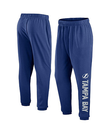 Мужские синие флисовые спортивные штаны Tampa Bay Lightning Chop Block Fanatics