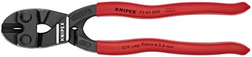 Кобальтовый компактный болторез KNIPEX CoBolt с 20-градусным изгибом и зубчатым лезвием для точных работ Knipex