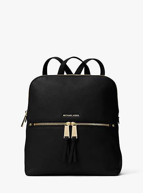 Michael kors rhea medium slim shop leather backpack