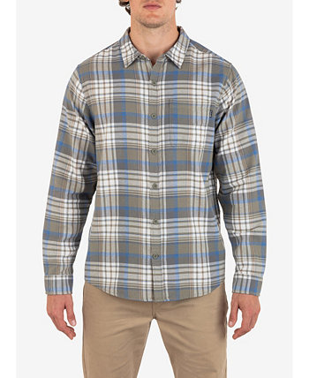 Мужская портлендская фланелевая рубашка с длинным рукавом Hurley