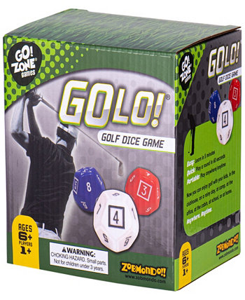 Golo Golf Dice Game, удостоенная награды, увлекательная игра для дома или путешествий Zobmondo