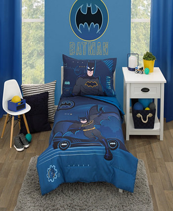 Batman Bat-Tech 4 Piece Toddler Bed Set WARNER BROTHERS