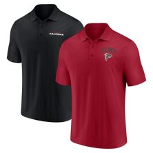 Men's Fanatics Atlanta Falcons Lockup Two-Pack Polo Set Fanatics Brands - White Label
