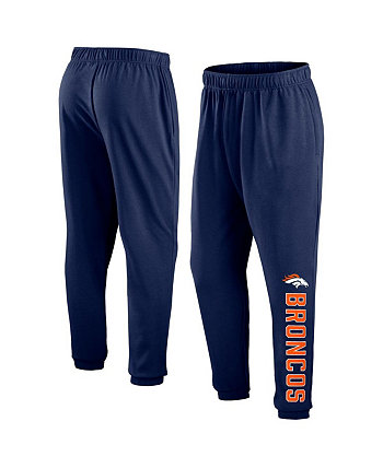 Мужские темно-синие флисовые спортивные штаны Denver Broncos Chop Block Fanatics