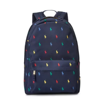 Рюкзак с монограммой и логотипом Polo Ralph Lauren