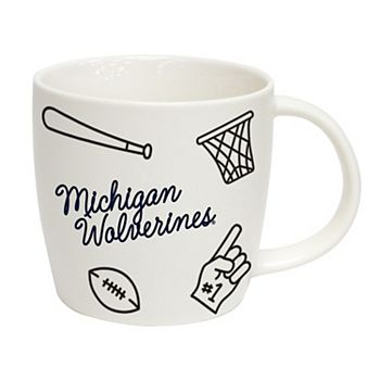 Michigan Wolverines 18oz. Playmaker Mug Logo Brand